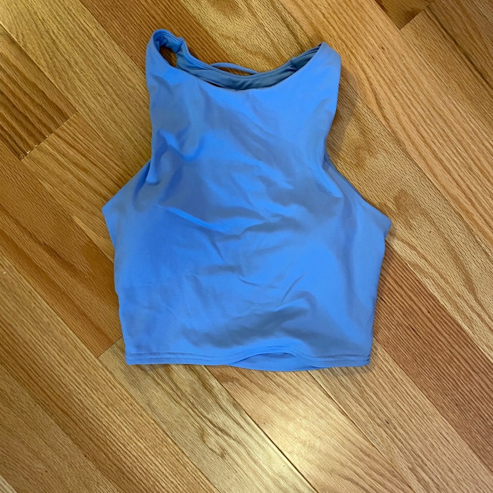 Alo movement bra light blue